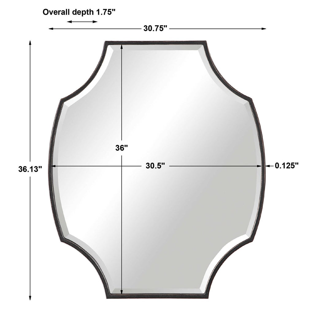 Ulalia Scalloped Mirror - Bombay Mercantile