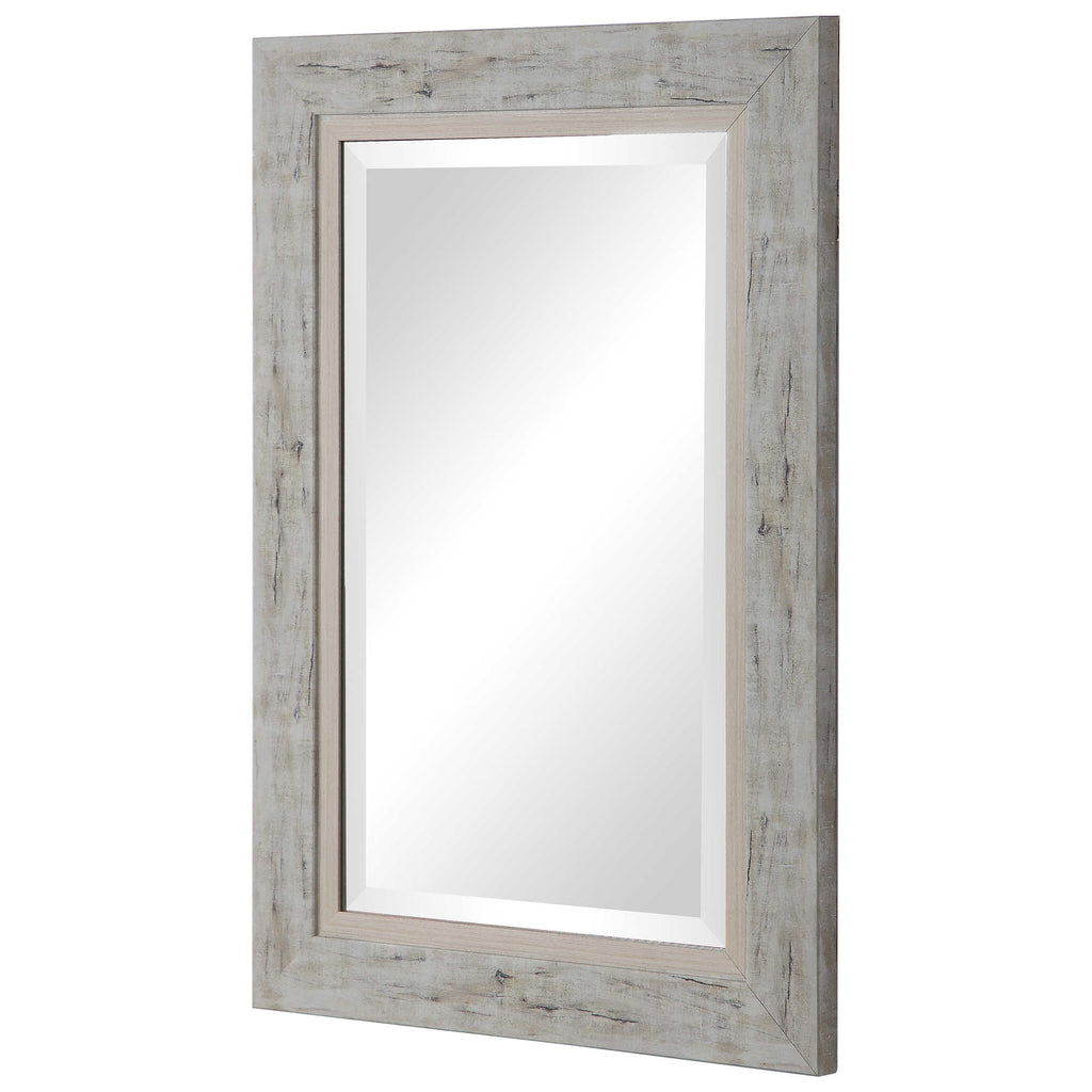 Branbury Rustic Light Wood Mirror - Bombay Mercantile