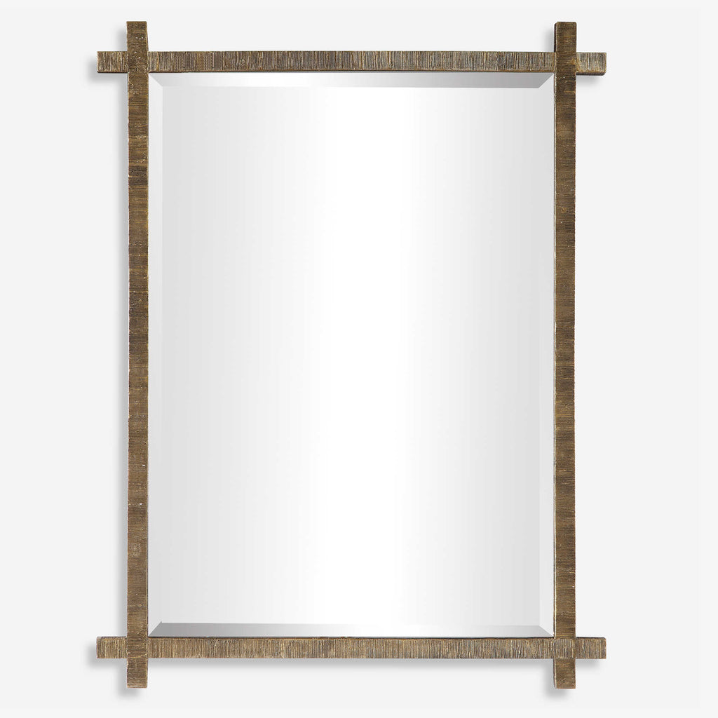 Abanu Gold Vanity Mirror - Bombay Mercantile