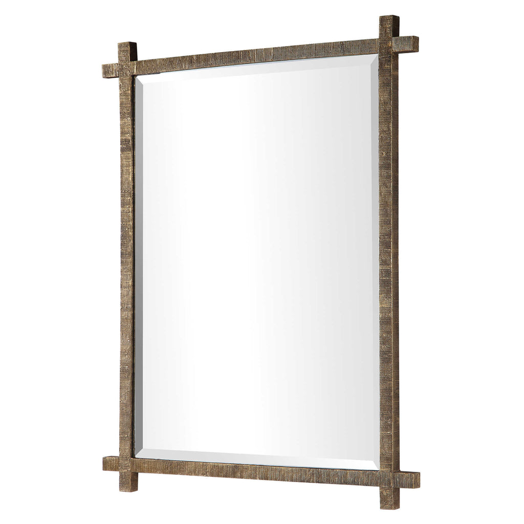 Abanu Gold Vanity Mirror - Bombay Mercantile
