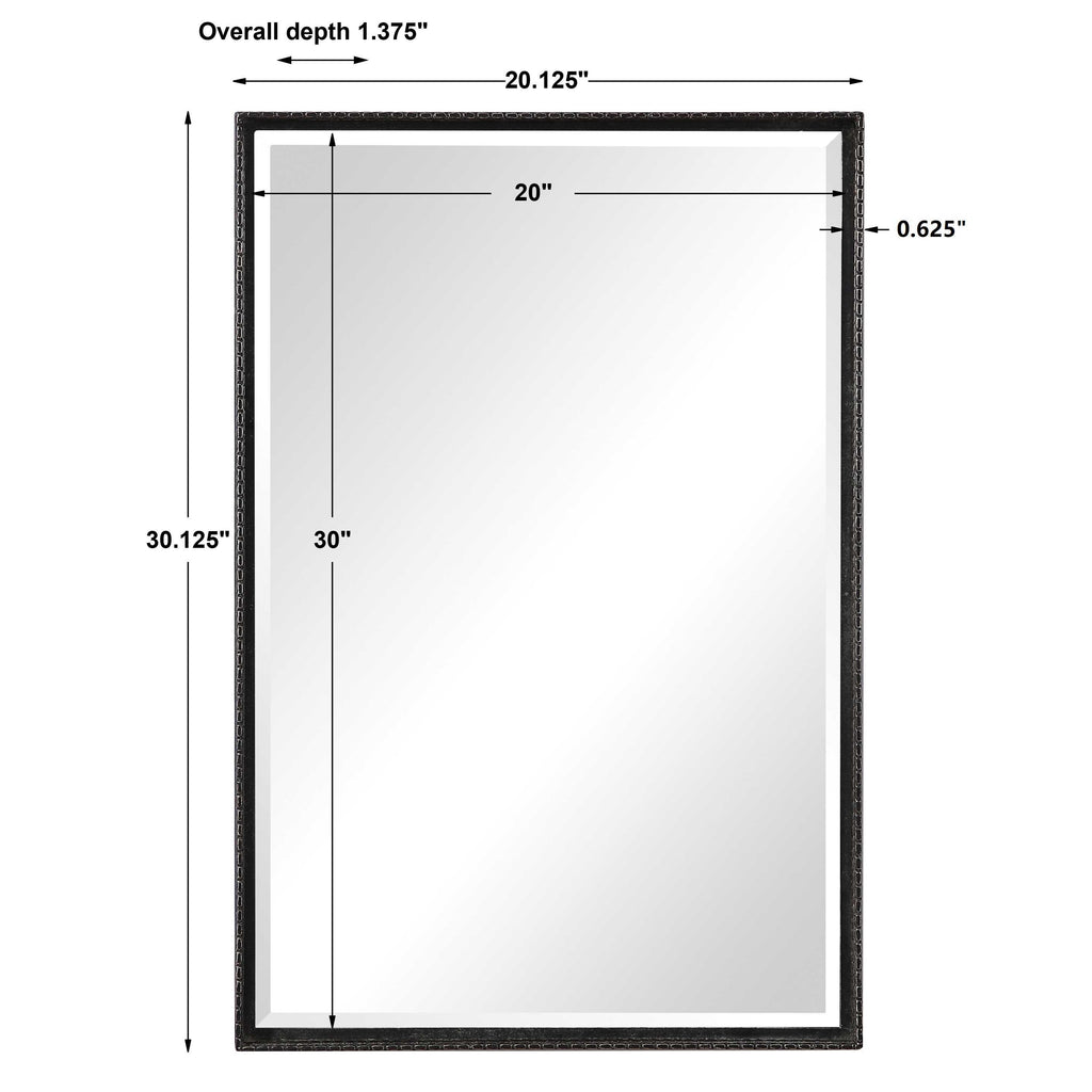 Callan Iron Vanity Mirror - Bombay Mercantile
