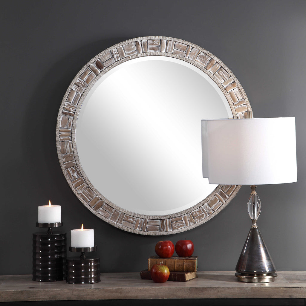 Del Mar Round Mirror - Bombay Mercantile