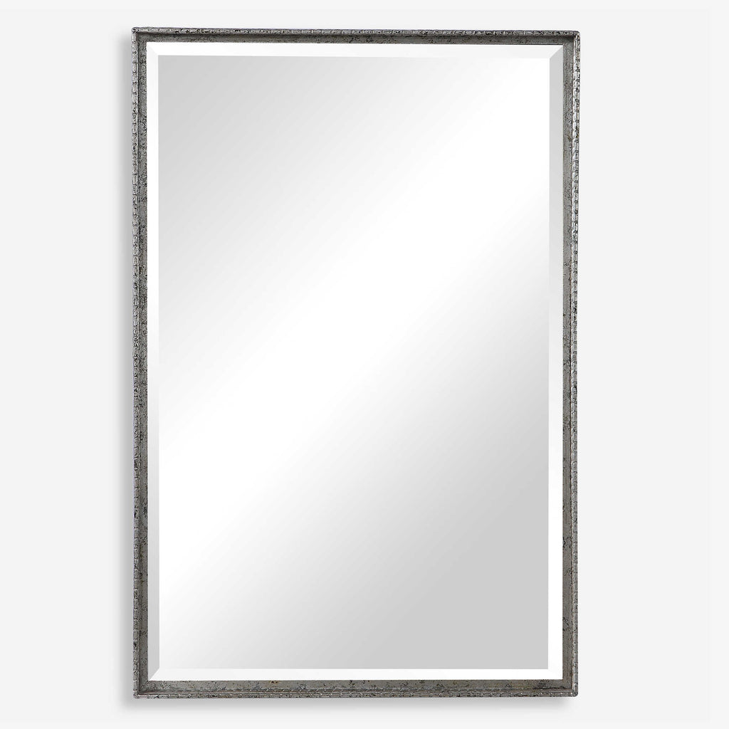 Callan Silver Vanity Mirror - Bombay Mercantile