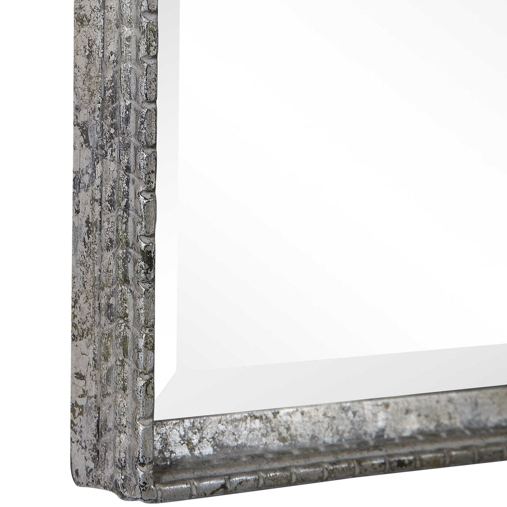 Callan Silver Vanity Mirror - Bombay Mercantile