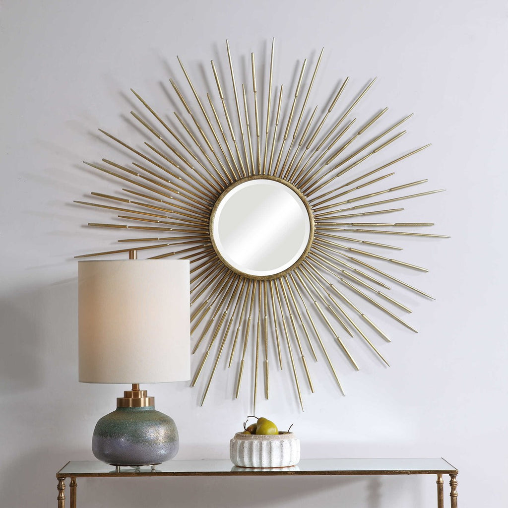 Golden Rays Starburst Mirror - Bombay Mercantile