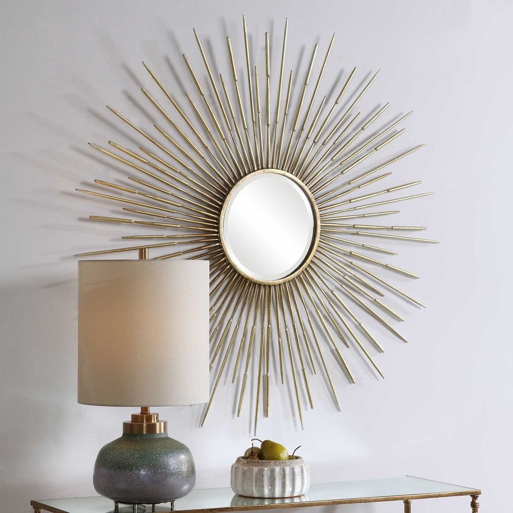 Golden Rays Starburst Mirror - Bombay Mercantile