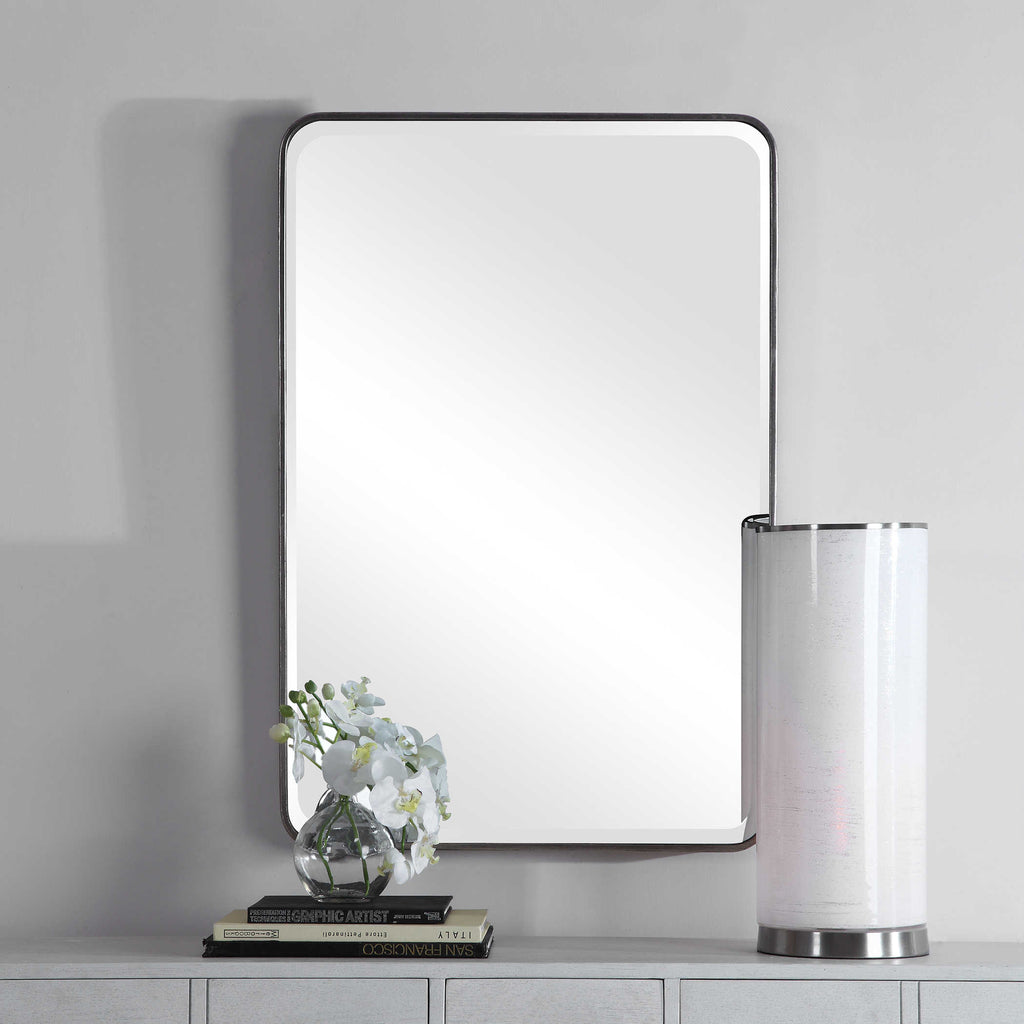 Aramis Silver Mirror - Bombay Mercantile