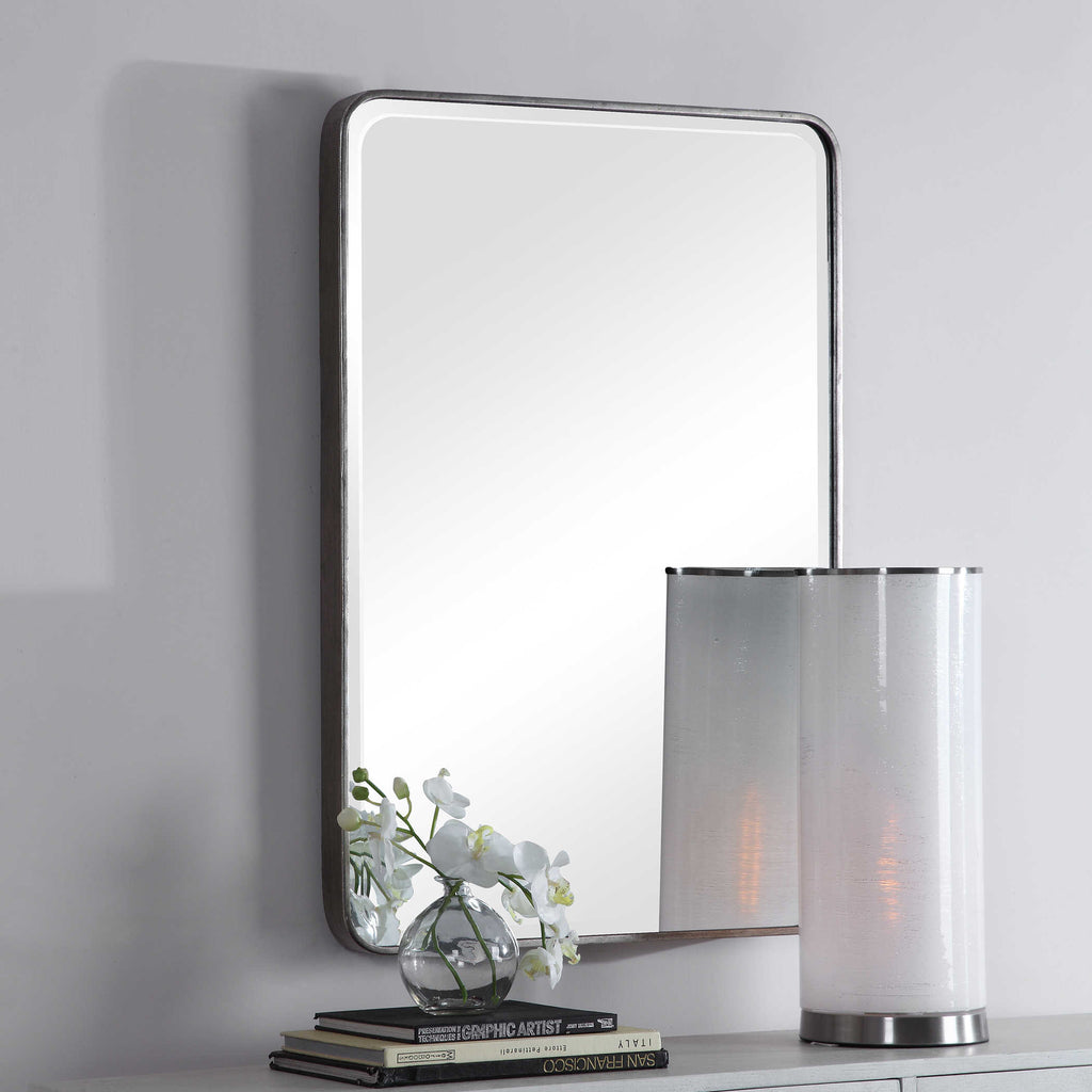 Aramis Silver Mirror - Bombay Mercantile