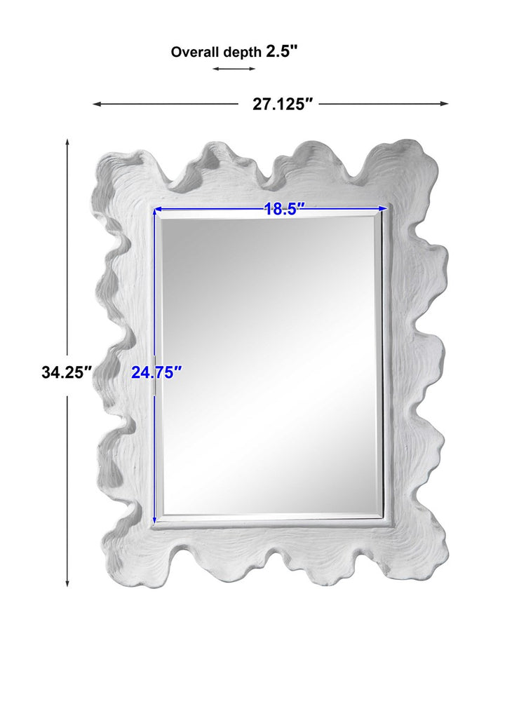 Sea Coral Coastal Mirror - Bombay Mercantile