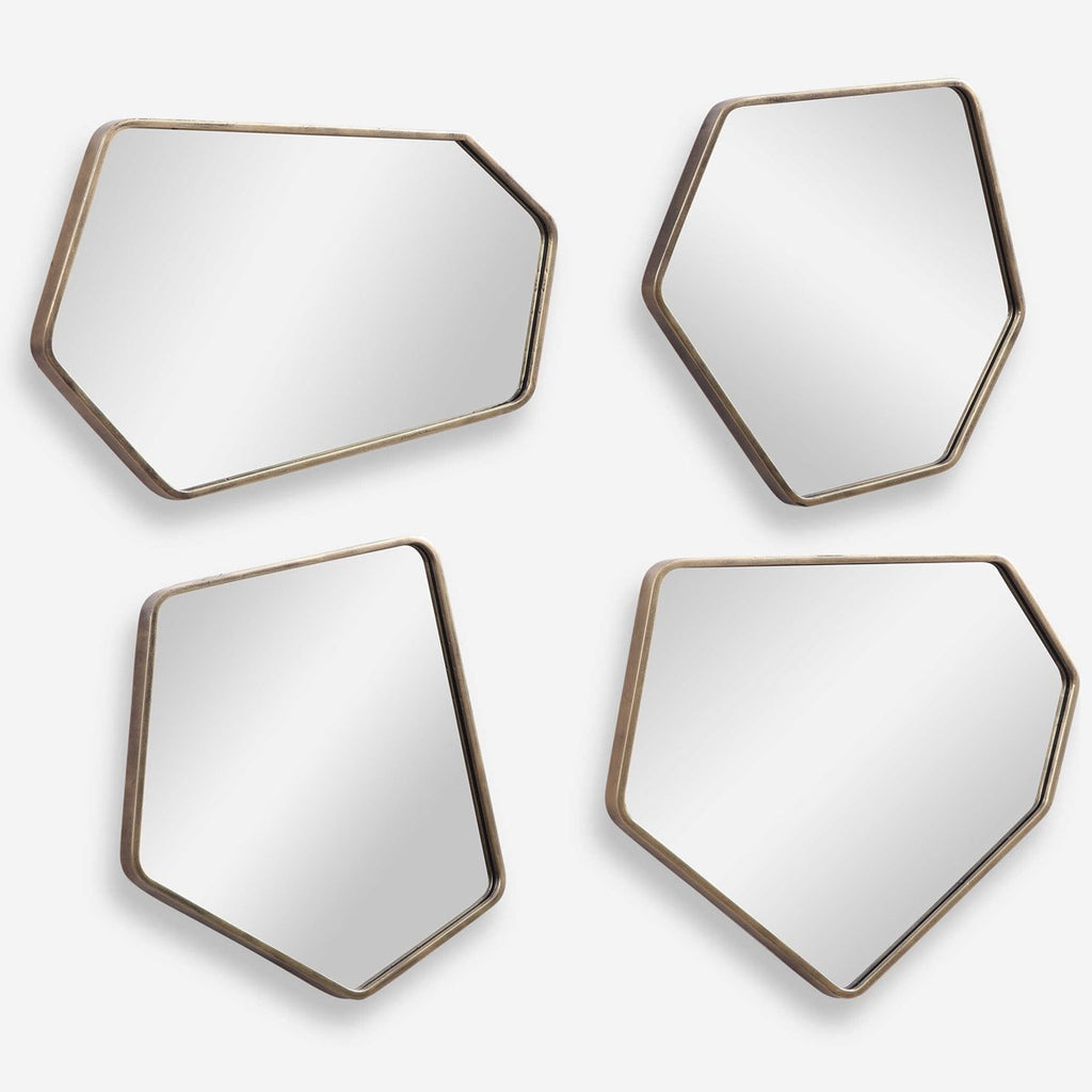 Linneah Modern Mirrors, Set of 4 - Bombay Mercantile