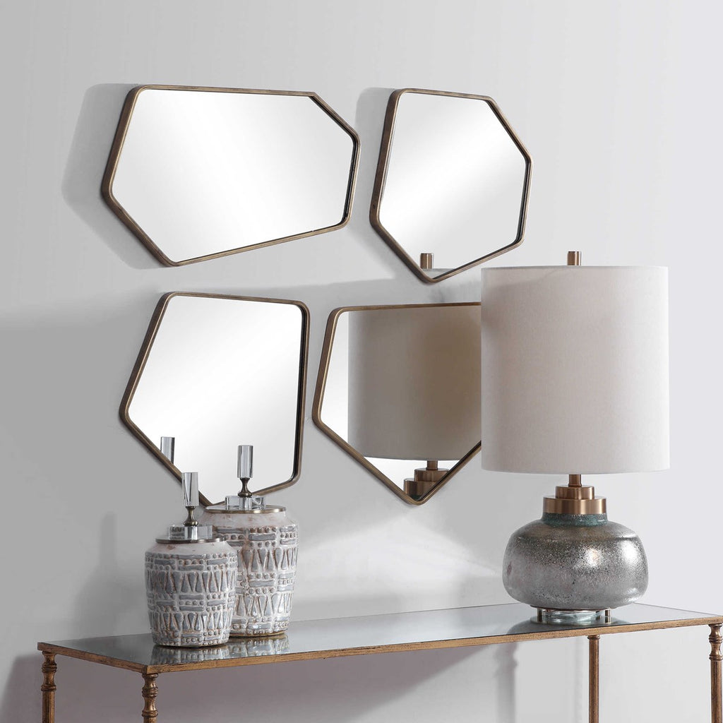Linneah Modern Mirrors, Set of 4 - Bombay Mercantile