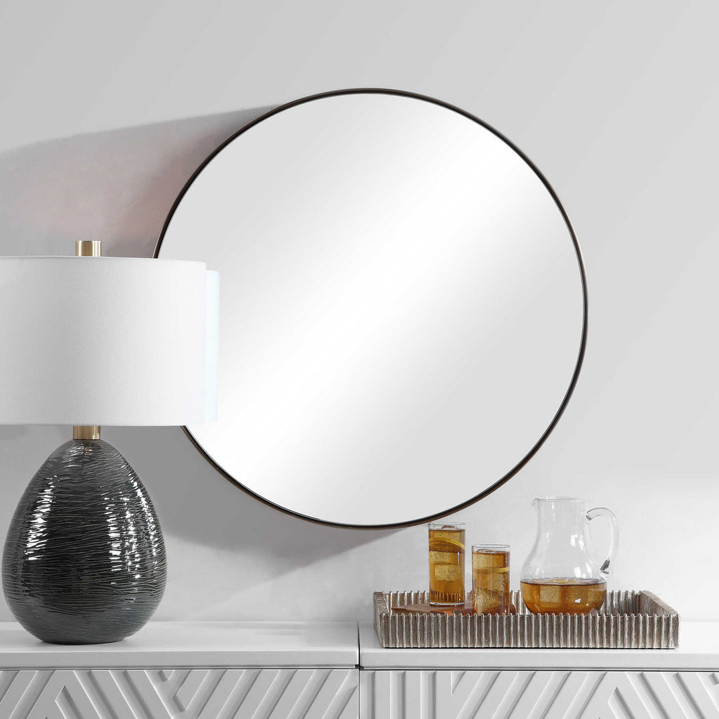 Coulson Modern Round Mirror - Bombay Mercantile
