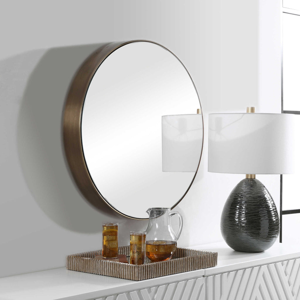 Coulson Modern Round Mirror - Bombay Mercantile