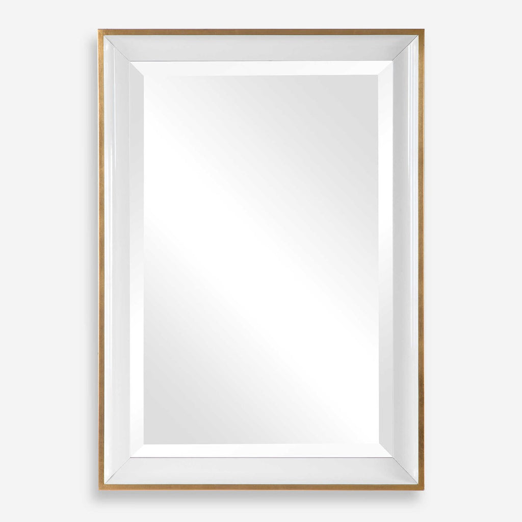 Gema White Mirror - Bombay Mercantile