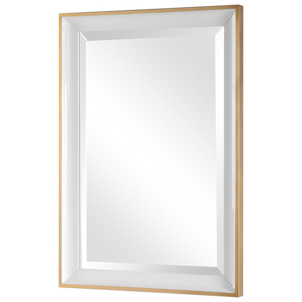 Gema White Mirror - Bombay Mercantile
