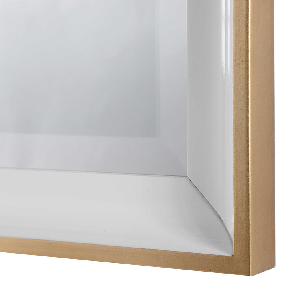 Gema White Mirror - Bombay Mercantile