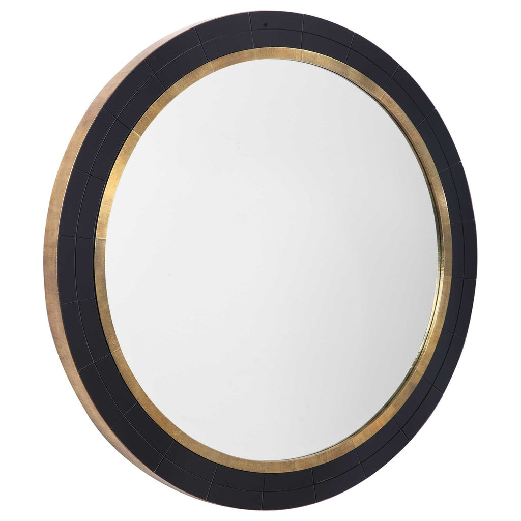 Nayla Tiled Round Mirror - Bombay Mercantile