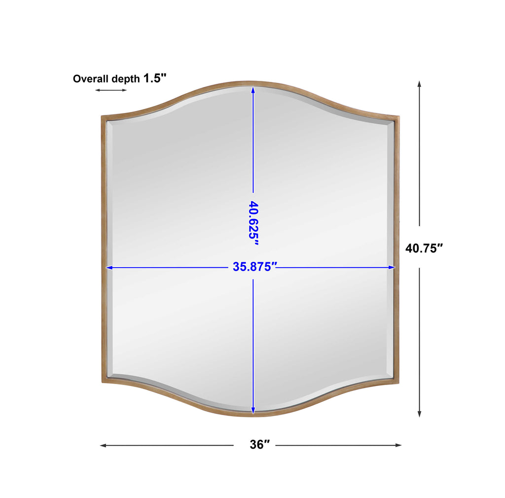 Cerise Gold Mirror - Bombay Mercantile