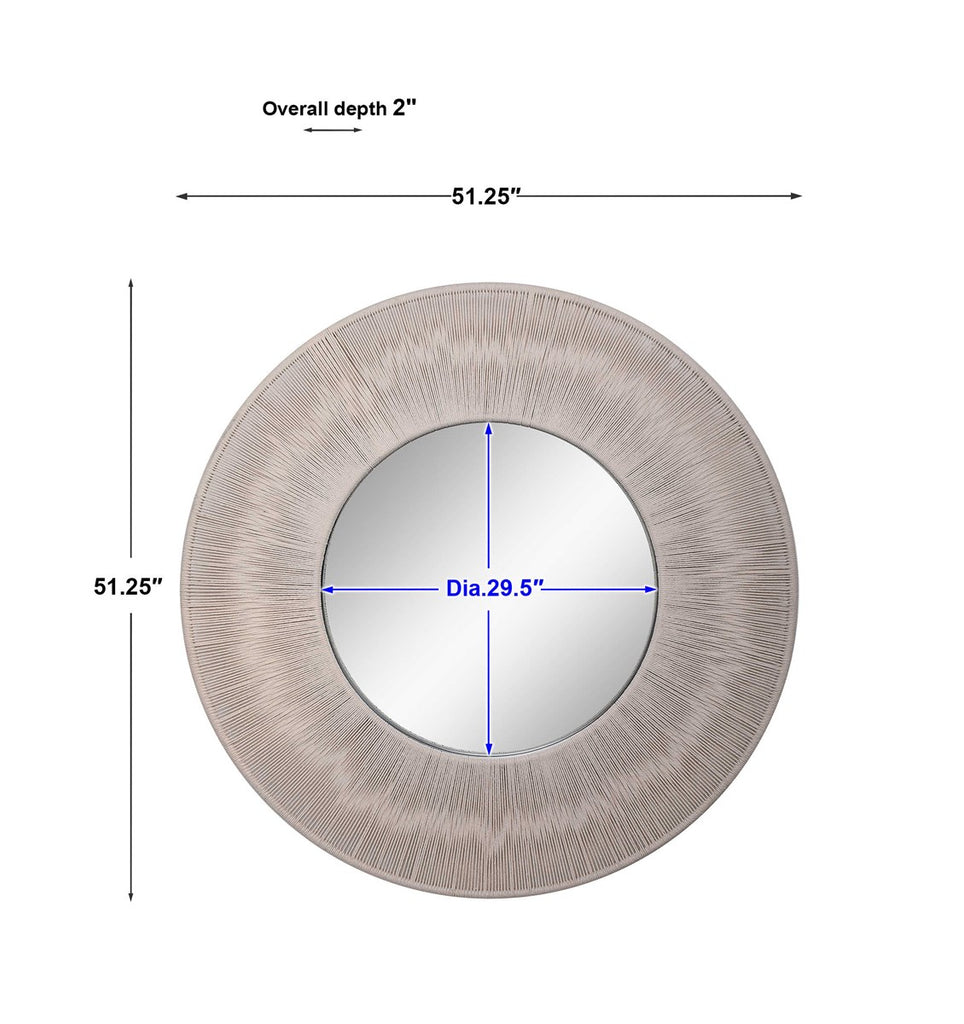 Sailor's Knot Round Mirror - Bombay Mercantile