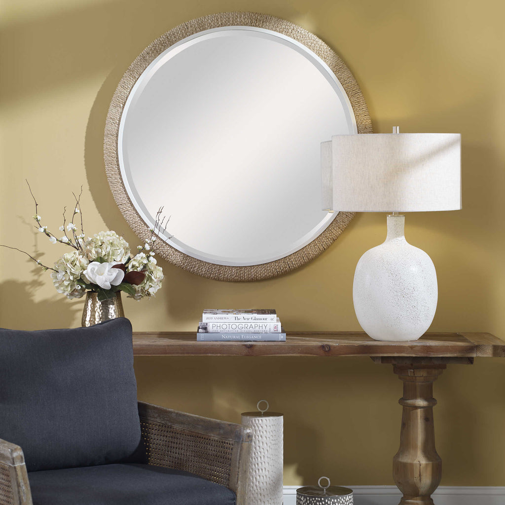 Carbet Round Rope Mirror - Bombay Mercantile