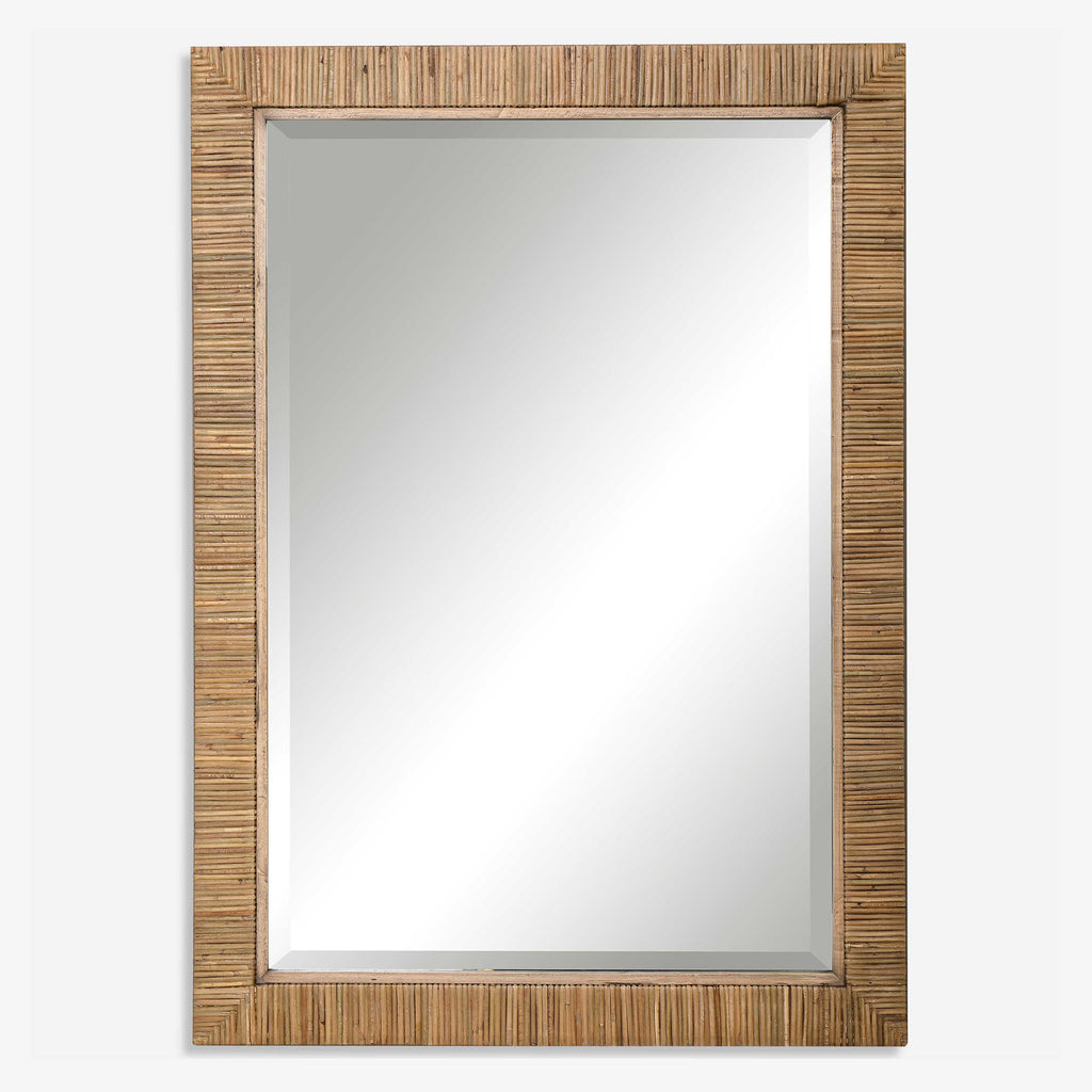 Cape Natural Rattan Mirror - Bombay Mercantile