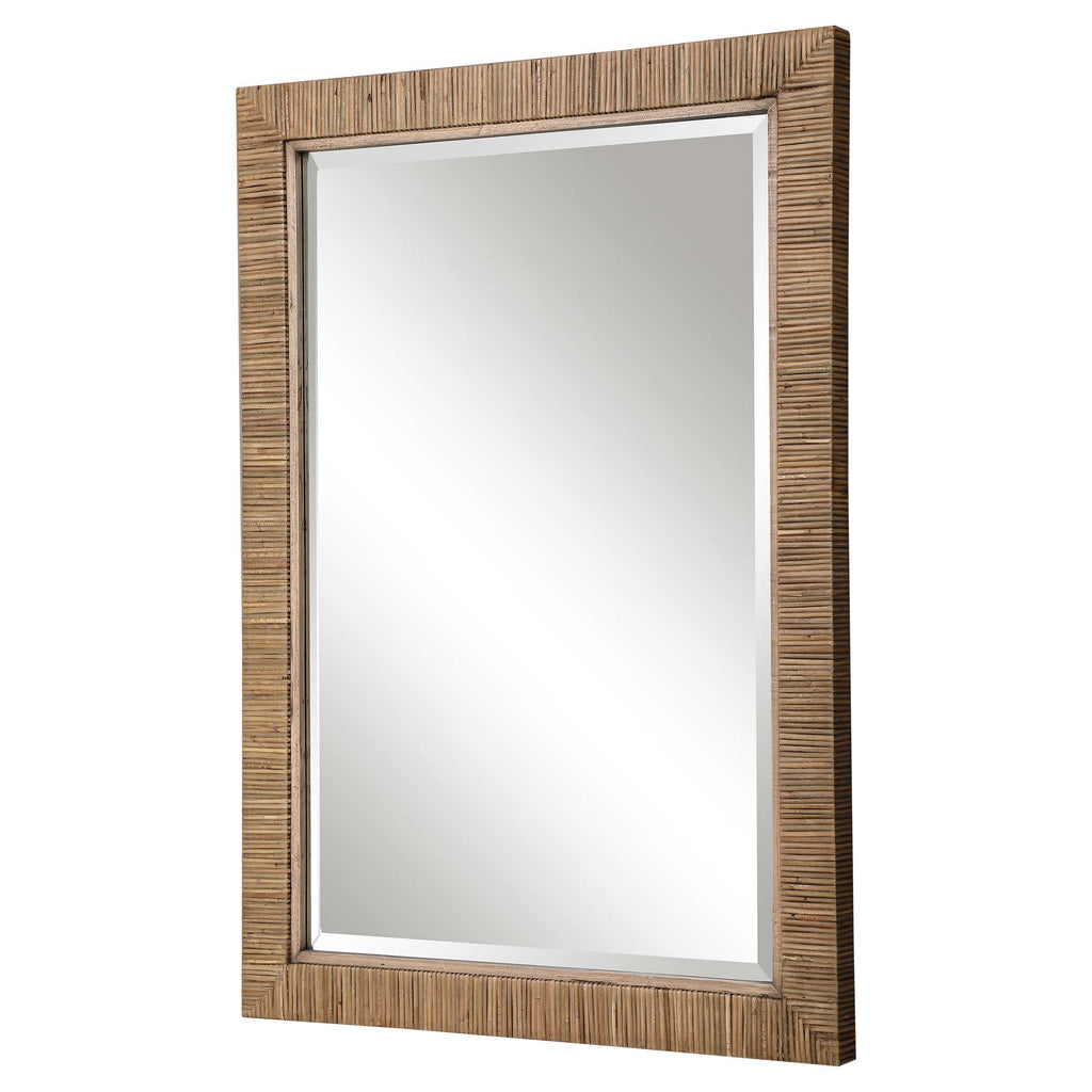 Cape Natural Rattan Mirror - Bombay Mercantile
