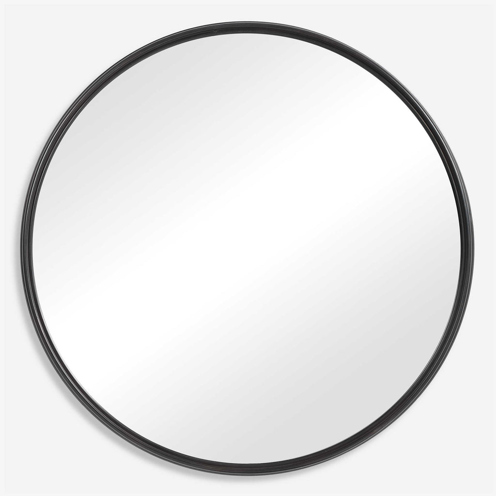 Belham Round Iron Mirror - Bombay Mercantile