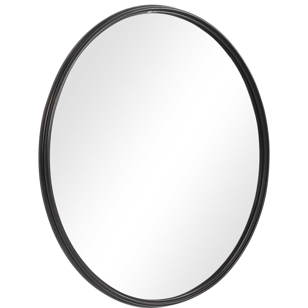 Belham Round Iron Mirror - Bombay Mercantile