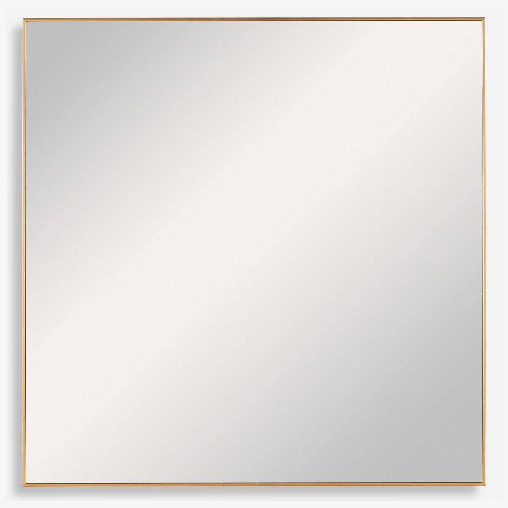 Alexo Gold Square Mirror - Bombay Mercantile