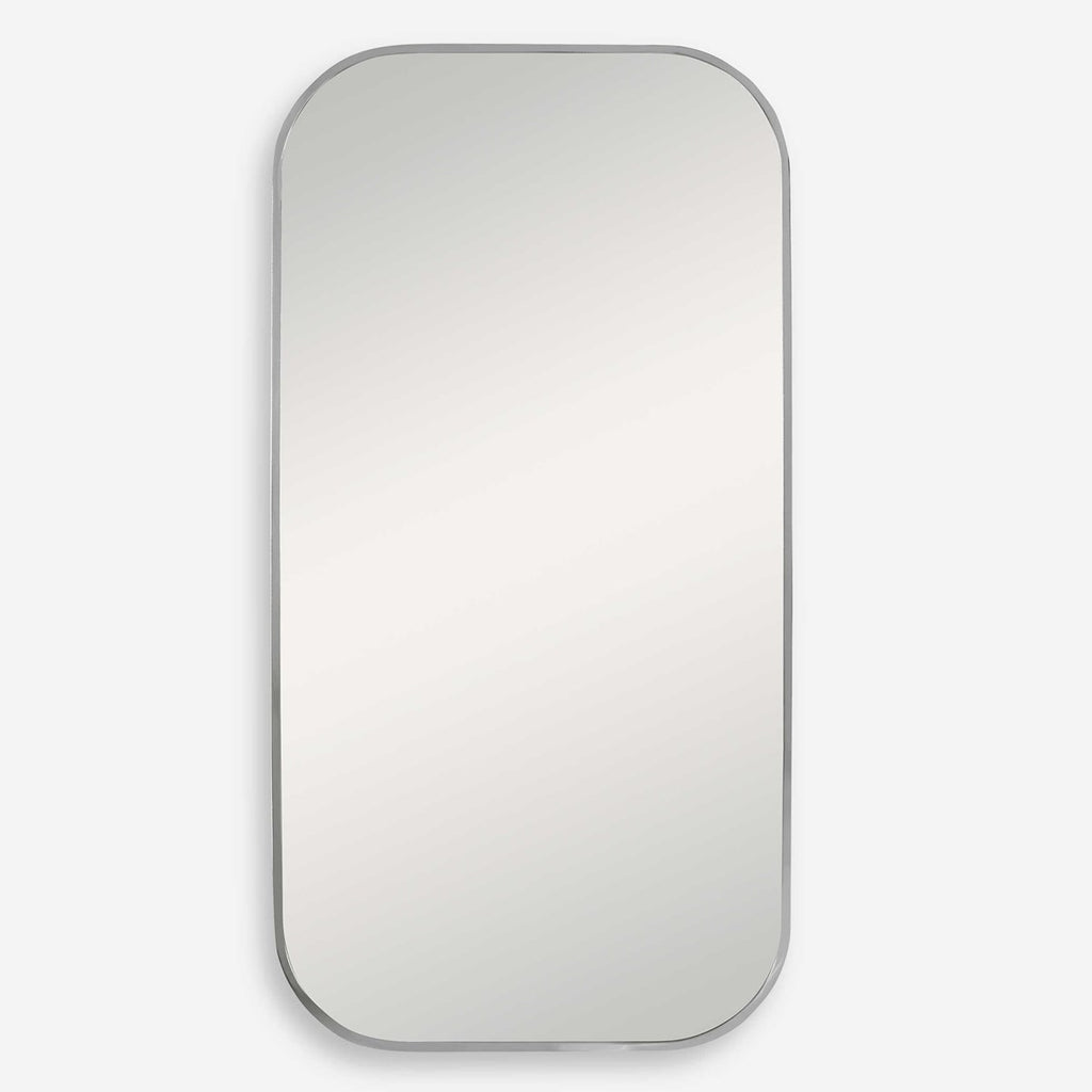 Taft Polished Nickel Mirror - Bombay Mercantile