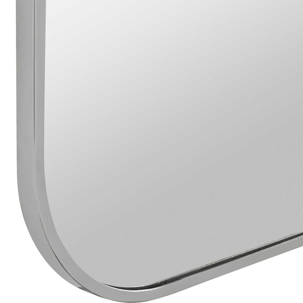 Taft Polished Nickel Mirror - Bombay Mercantile
