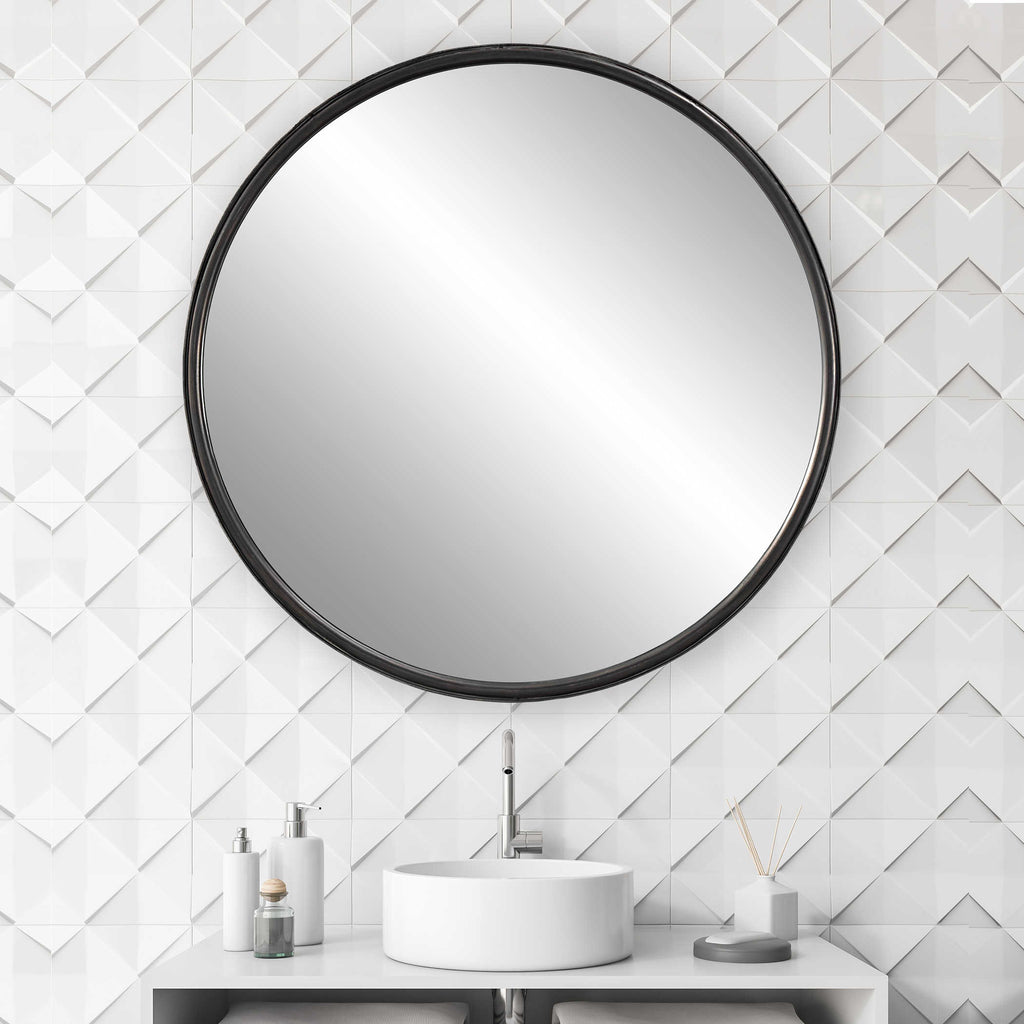 Dawsyn Round Mirror - Bombay Mercantile