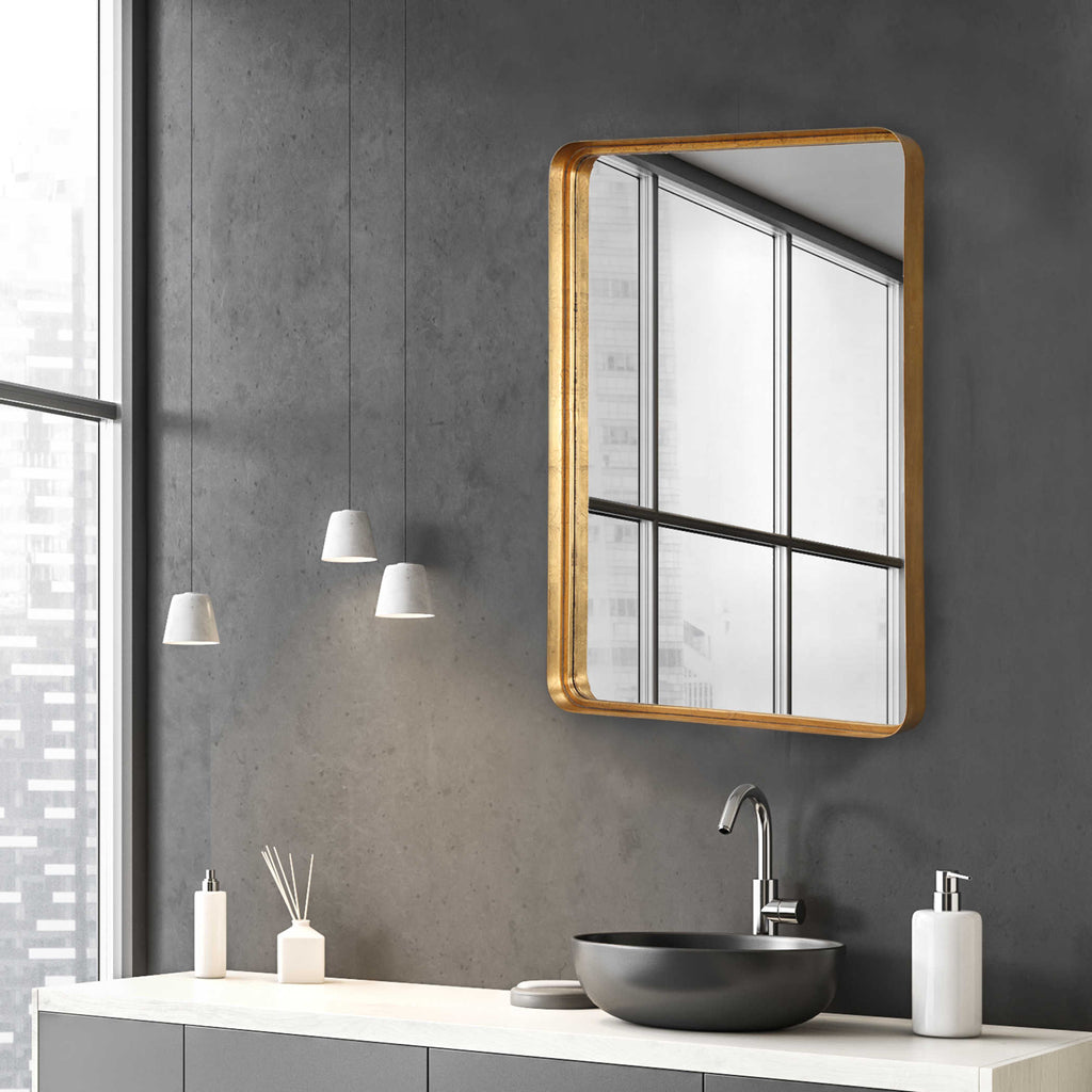 Crofton Gold Large Mirror - Bombay Mercantile