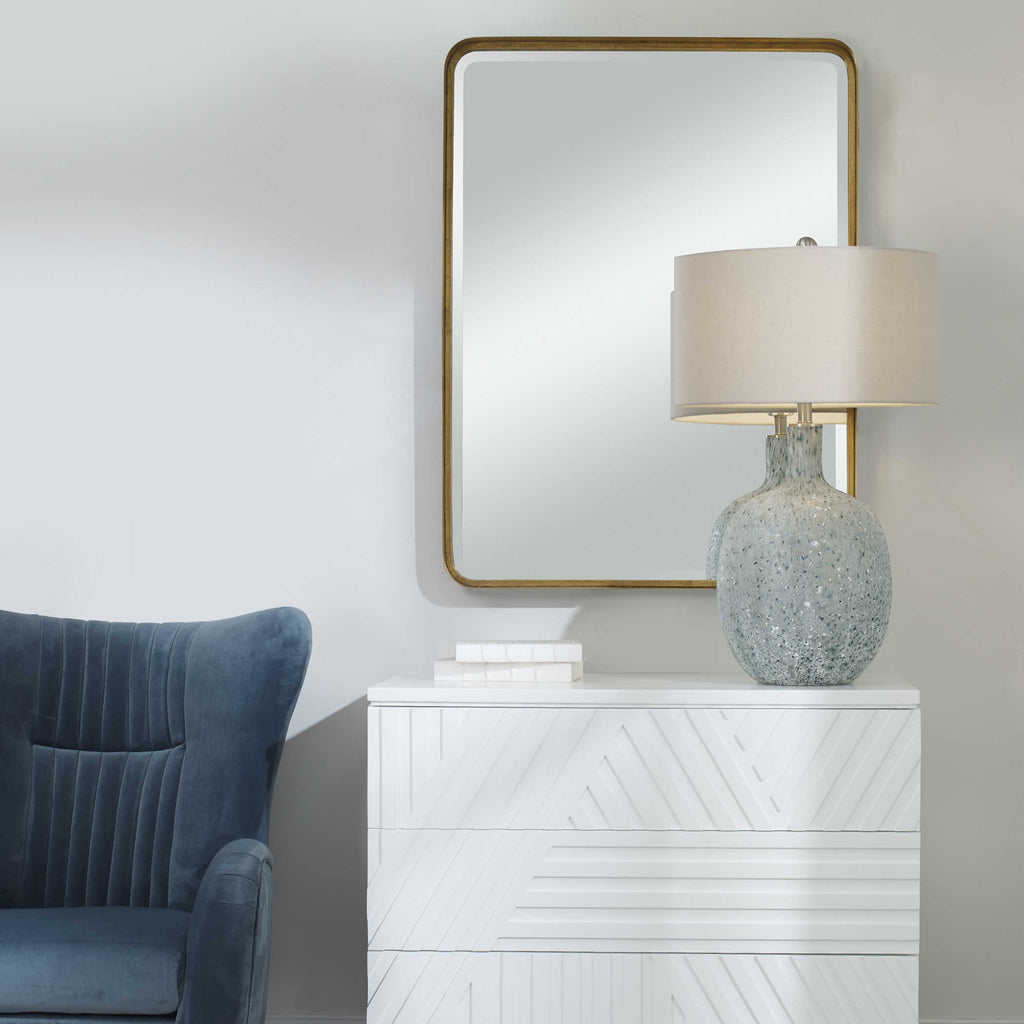 Crofton Gold Large Mirror - Bombay Mercantile