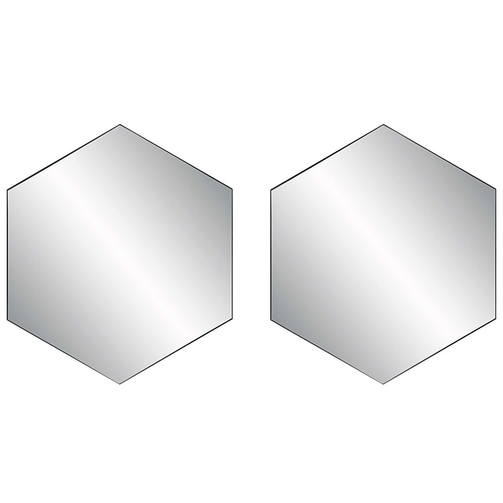 Amaya Octagonal Mirrors, Set of 2 - Bombay Mercantile