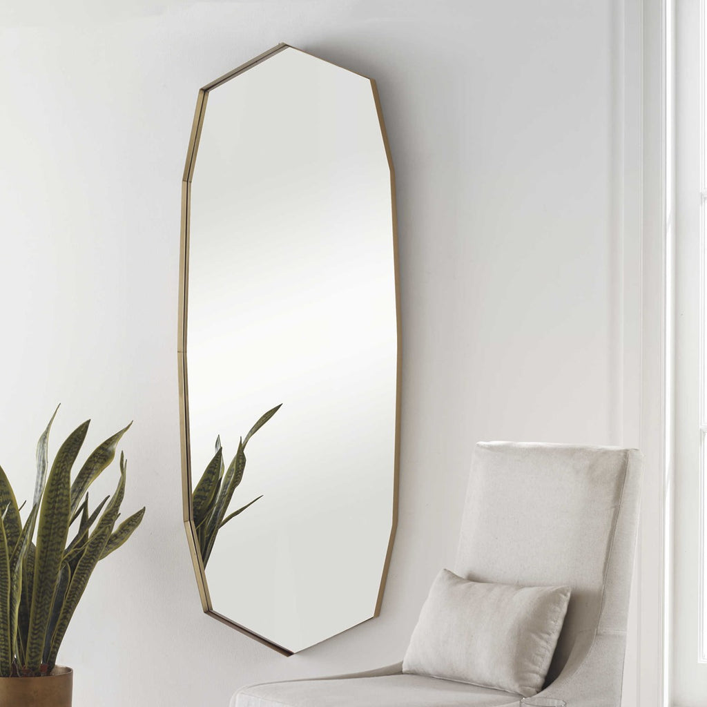 Vault Oversized Angular Mirror - Bombay Mercantile