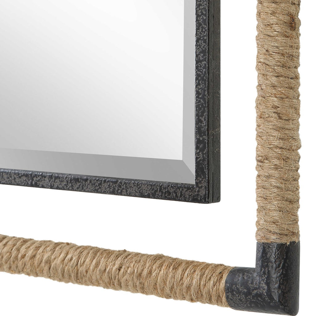 Melville Iron & Rope Mirror - Bombay Mercantile