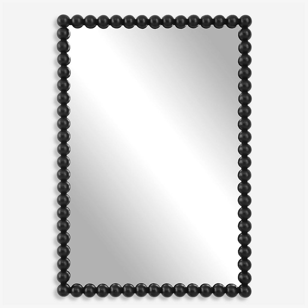 Serna Black Vanity Mirror - Bombay Mercantile