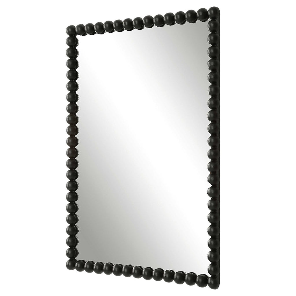 Serna Black Vanity Mirror - Bombay Mercantile