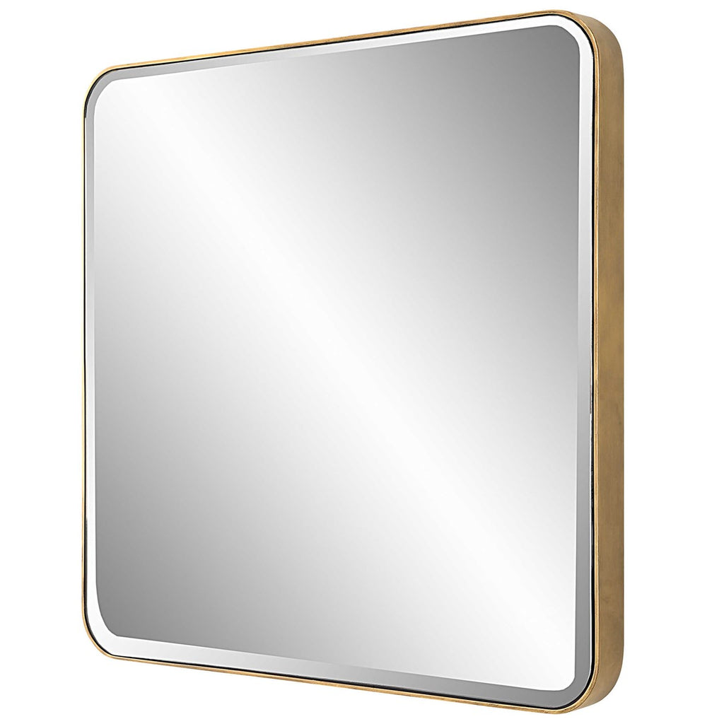 Hampshire Square Gold Mirror - Bombay Mercantile