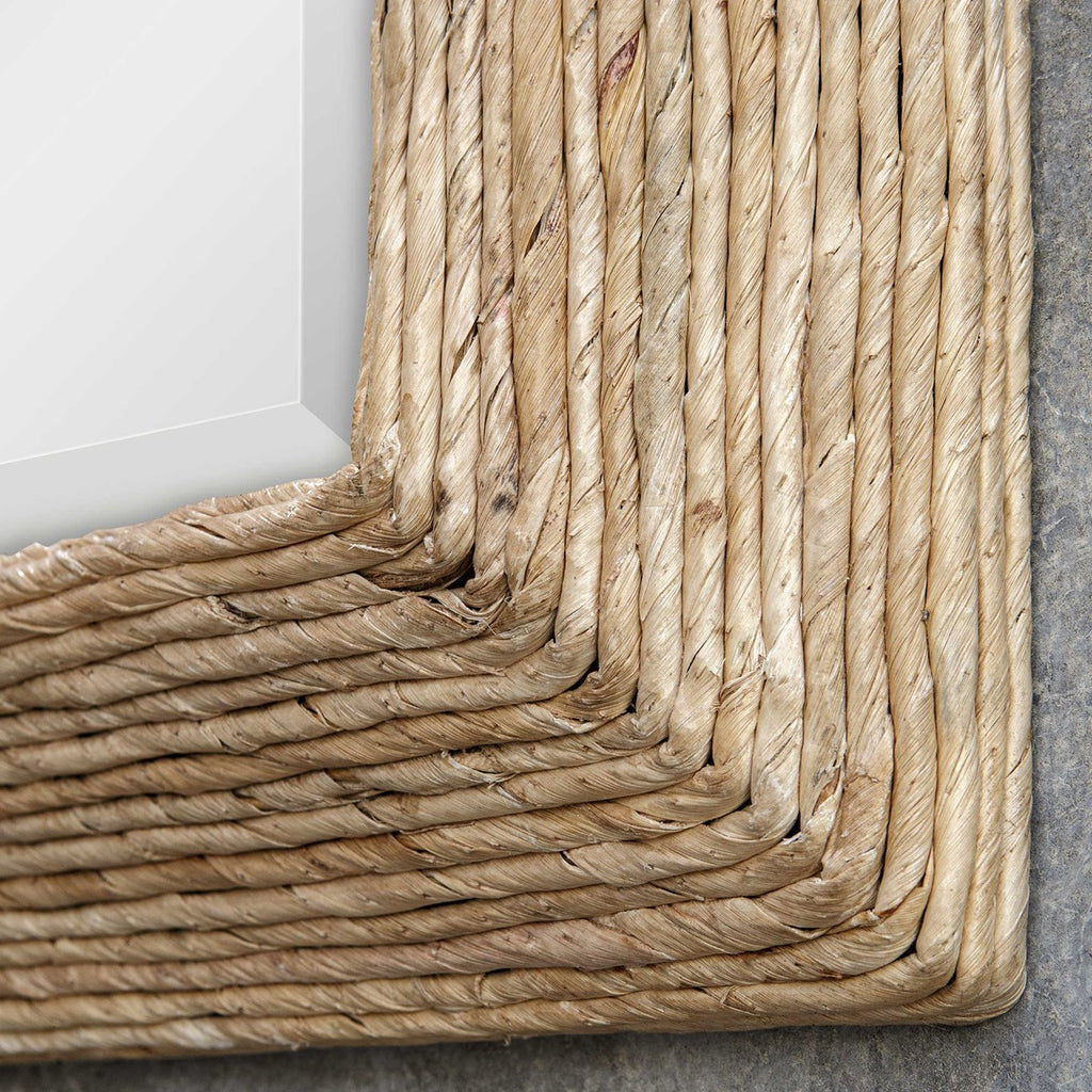 Rora Woven Coastal Mirror - Bombay Mercantile