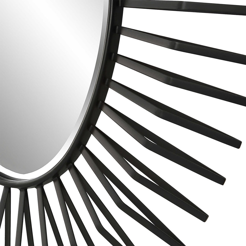 Starstruck Black Oval Mirror - Bombay Mercantile