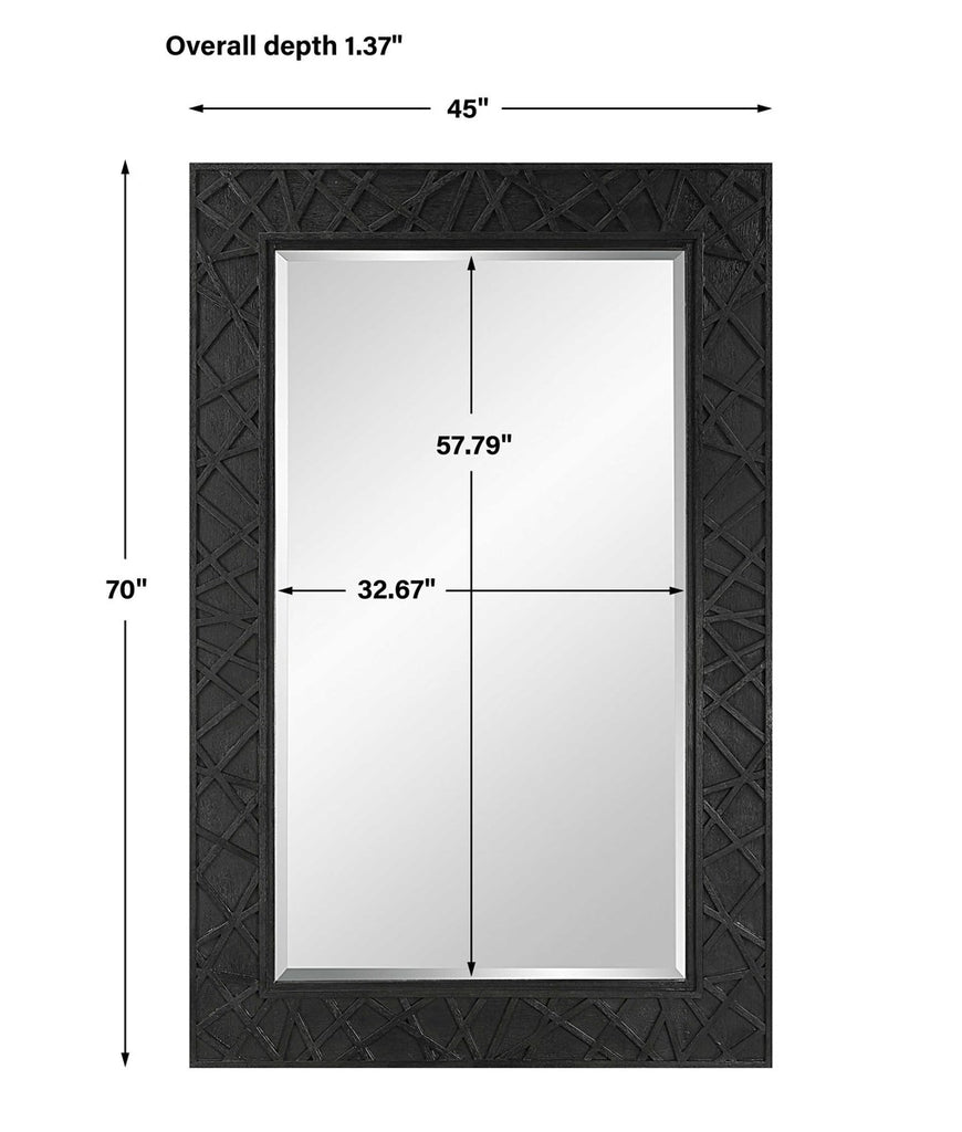 Everest Satin Black Mirror - Bombay Mercantile