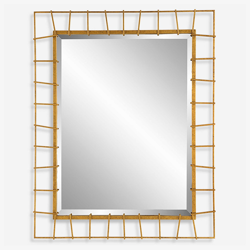 Townsend Antiqued Gold Mirror - Bombay Mercantile