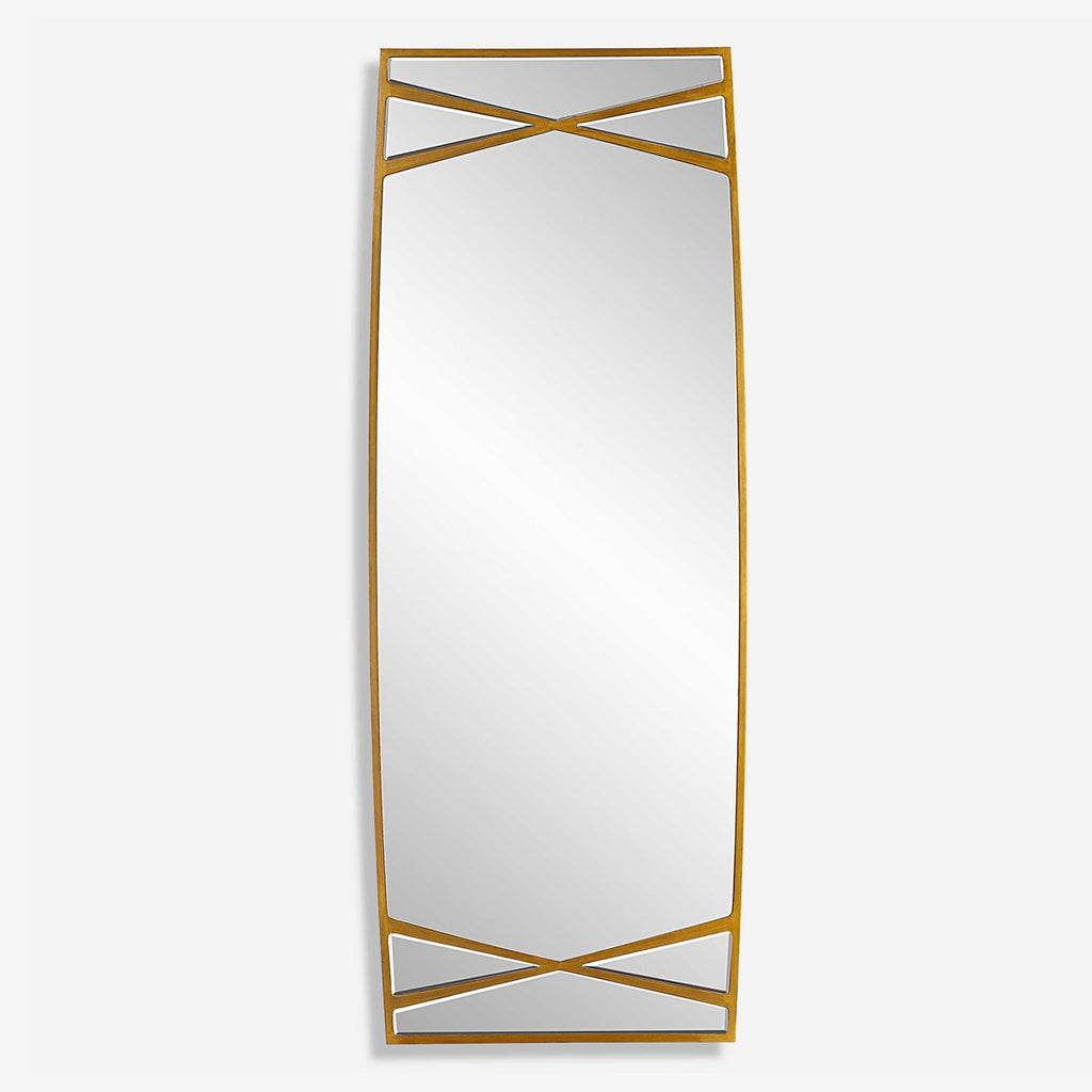 Gentry Oversized Gold Mirror - Bombay Mercantile