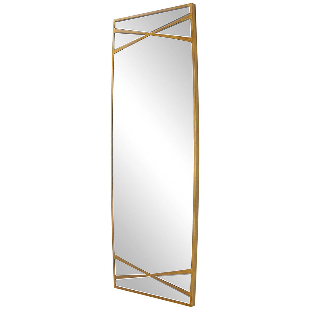 Gentry Oversized Gold Mirror - Bombay Mercantile