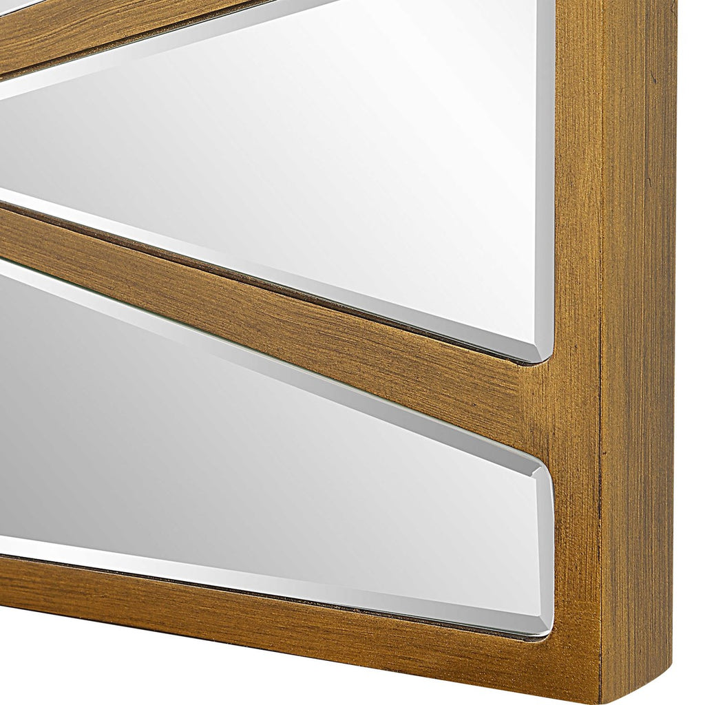 Gentry Oversized Gold Mirror - Bombay Mercantile