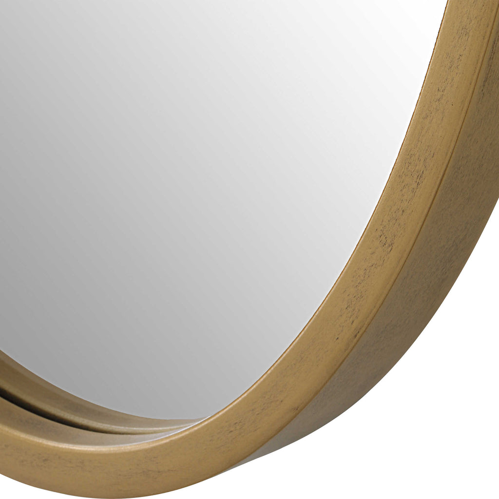 Boomerang Gold Mirror - Bombay Mercantile