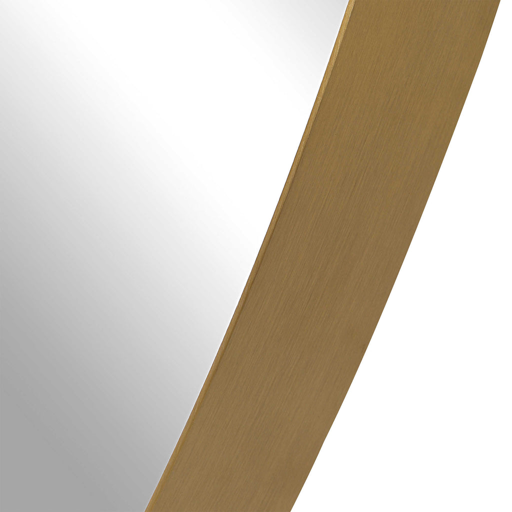Boomerang Gold Mirror - Bombay Mercantile