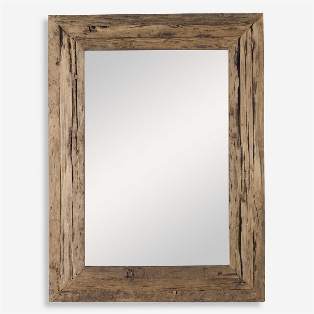 Rennick Rustic Wood Mirror - Bombay Mercantile